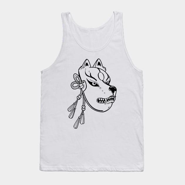 Mask Tank Top by jennygormanart